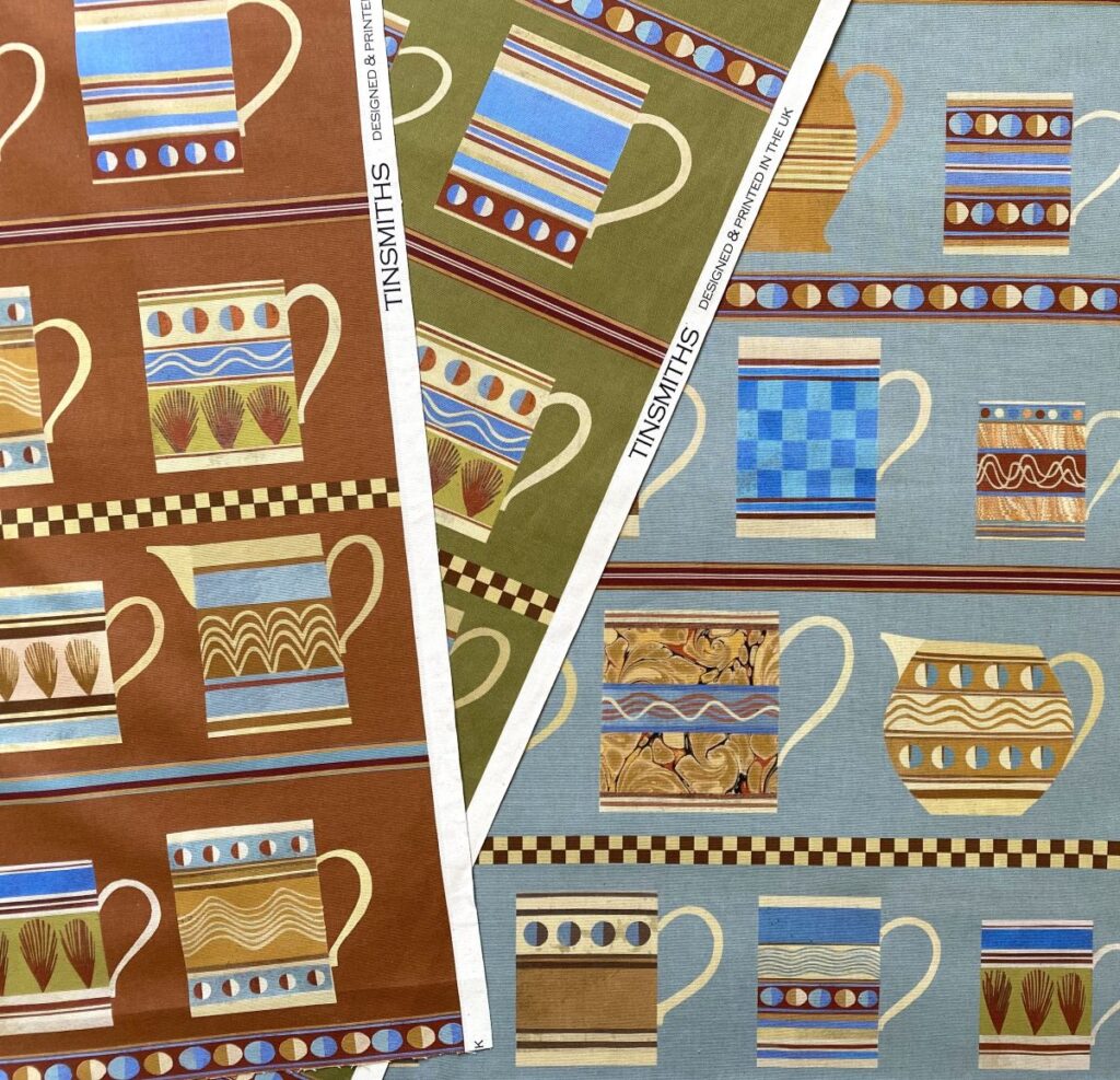 Mochaware Fabric in 3 colours