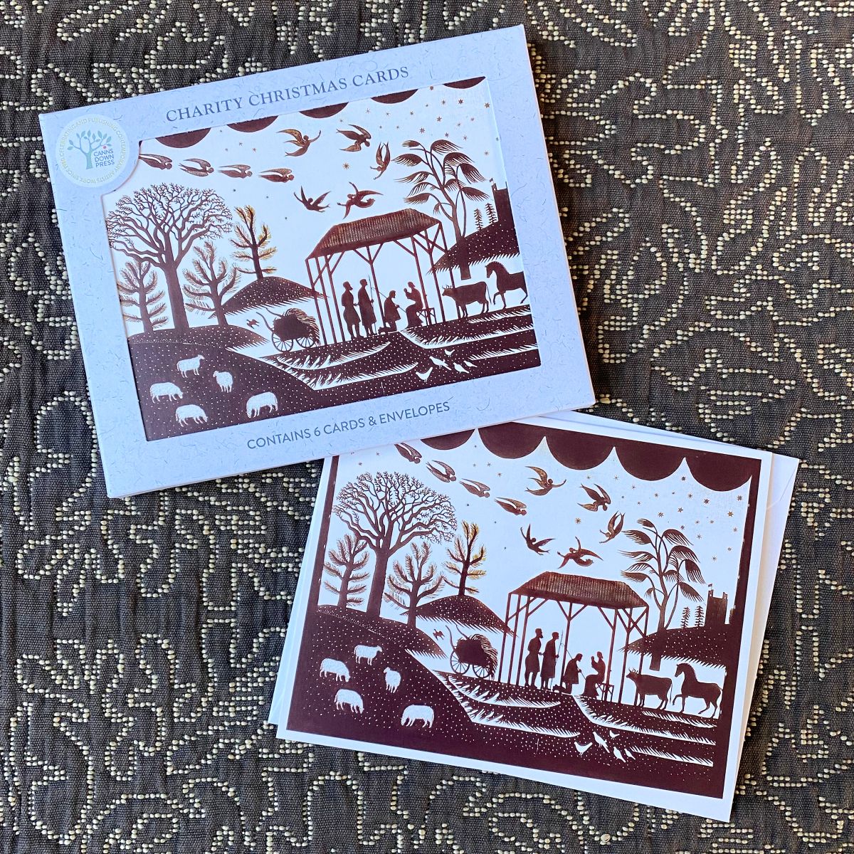 Pack of 6 Christmas Cards - Nativity Scene - Image 3